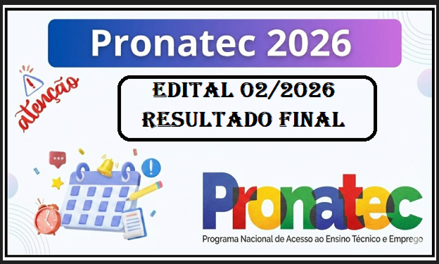 RESULTADO FINAL – EDITAL 02/2026