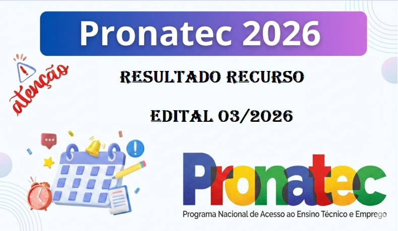 RESULTADO RECURSO – EDITAL 03/2026
