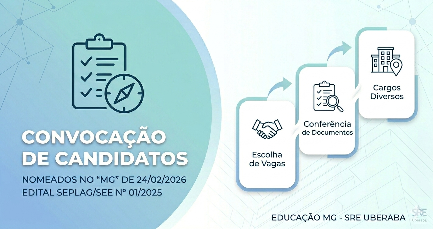 Convocação: Nomeados Edital SEPLAG/SEE nº 01/2025
