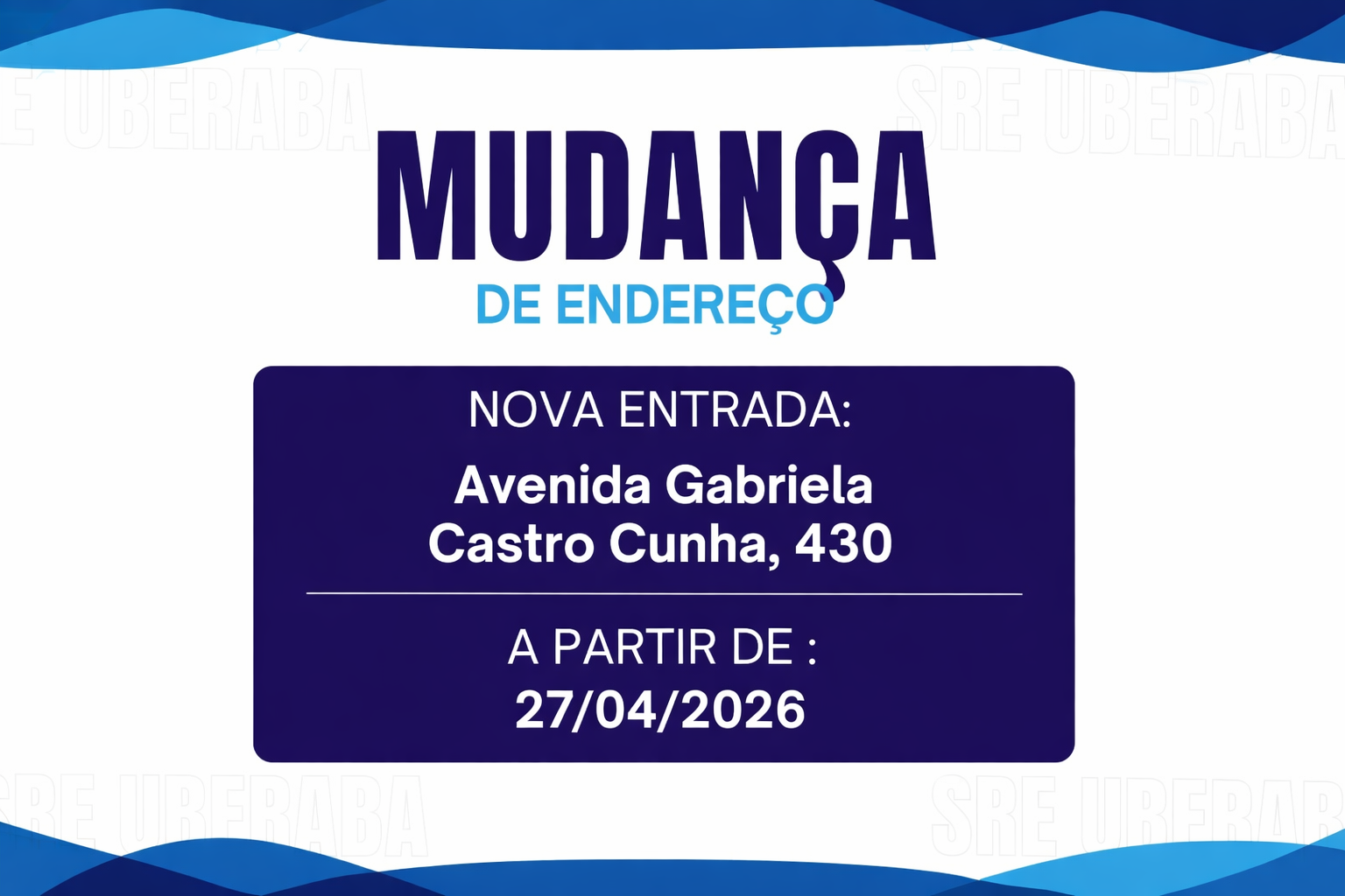 Mudança de acesso – SRE Uberaba