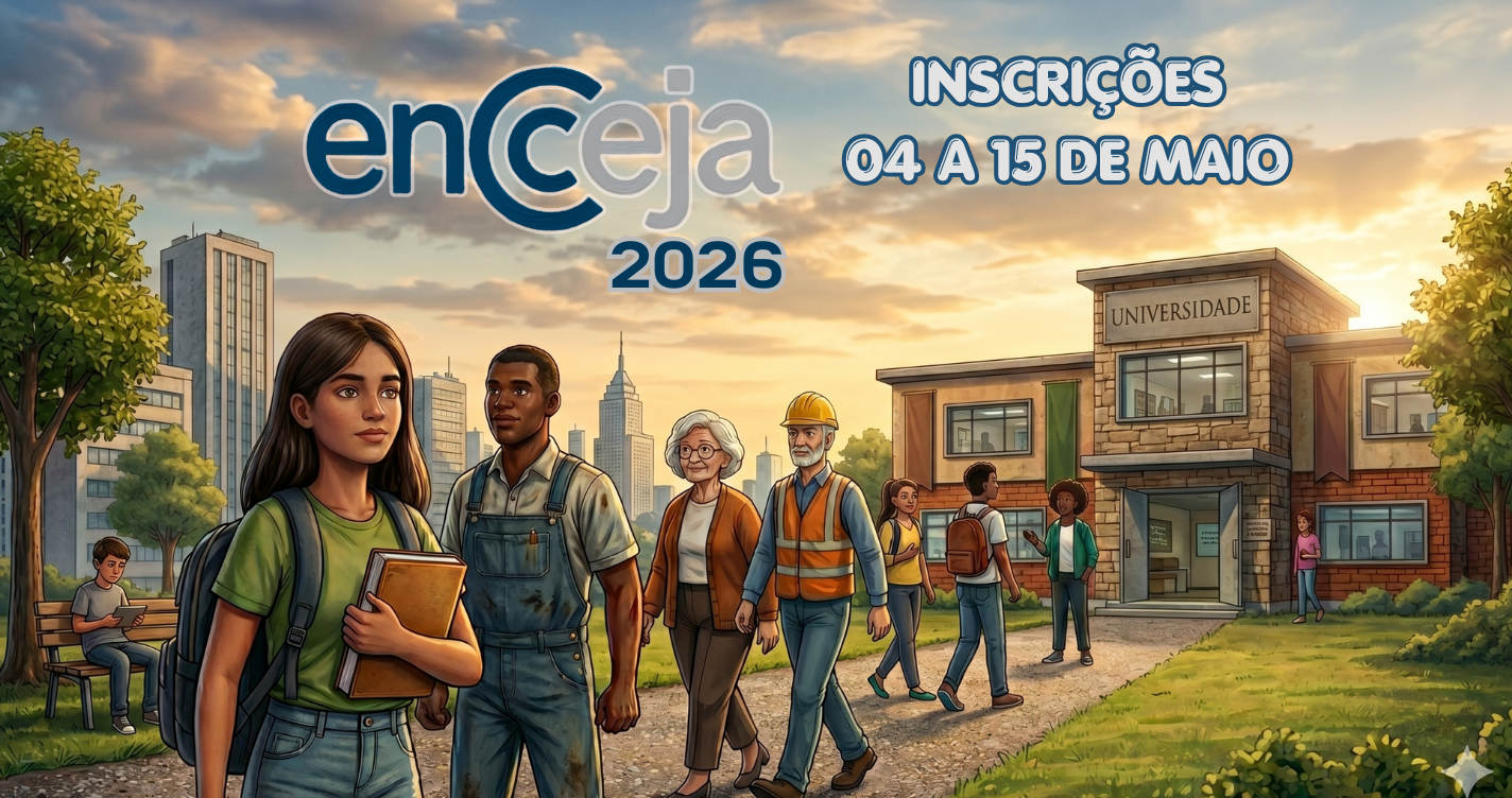 Encceja 2026: Inscrições começam no dia 4 de maio